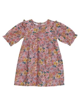 ZACH & KIKI - Chrysanthemum Dress Floral Multi-Color