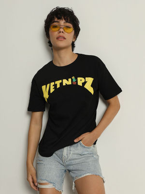Ketnipz Black Embroidered Twill Cap