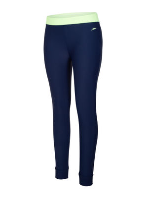 Buy Speedo Solid Contrast Swim Legging - Navy Blue Online