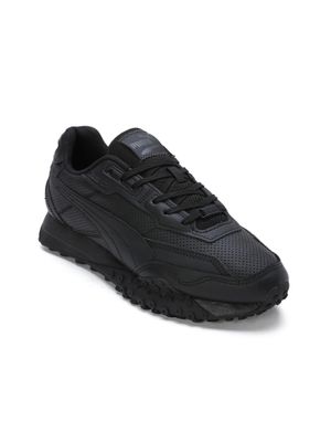 Buy Puma Blktop Rider Leather Unisex Black Sneakers Online