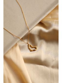 Perfectly Average - Heart Charm Necklace | 18K Gold Plated Jewellery For Women