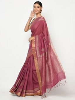 Fabindia - Tussar Cotton Printed Sari