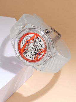 French Connection - Men Orange Dial Automatic Watch - FCA09-2 (M)