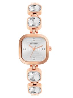 French Connection - Women Silver Dial Analog Watch - FCN0106SRGM (M)