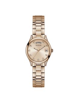 Guess - Women Mini Aura Rose Gold Dial Analog Watch - GW0385L3 (S)
