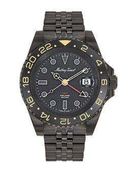 Mathey-Tissot - Men Vintage GMT Black Dial Analog Watch - H903NN (M)