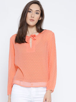 Sera - Peach Solid Top