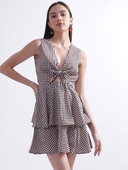 ELLE - Women Printed Mini Dress