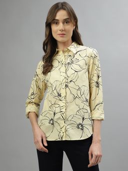 GANT - Women Printed Spread Collar Full Sleeves Shirt