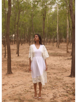 Couche - White De-Stress Midi Dress