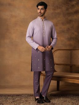 ISHA GUPTA TAYAL - Lavender Ombre Kurta and Pant Set