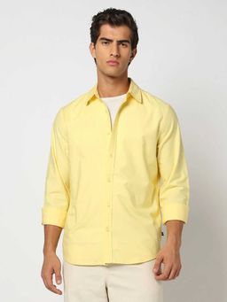 GAP - Cotton Collar Neck Full Sleeves Solid Shirt