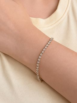 ELRA - Women White Stones Bracelet