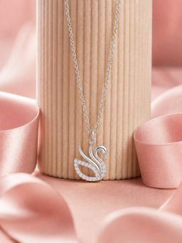 Miss Highness - Women White Stones Necklace