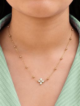ELRA - Women White Stones Necklace