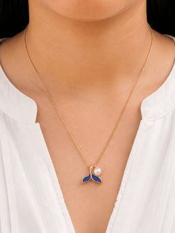 ELRA - Women White Pearl Necklace