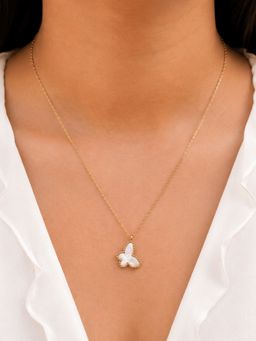 ELRA - Women White Stones Necklace