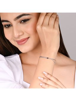 RACHIVA - Women Silver Statement Bracelet