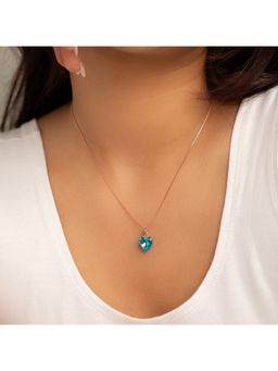 RACHIVA - Women Blue Stones Necklace