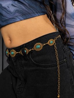 ISHKAARA - Women Gold Contemporary Body Chain