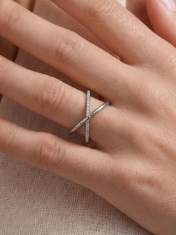 ISHKAARA - Women Silver Stones Rings