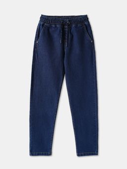 R&B - Solid Relaxed Boys Jeans - Blue