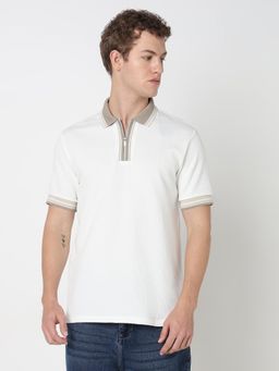 R&B - Mens Solid Regular Polo T-Shirt