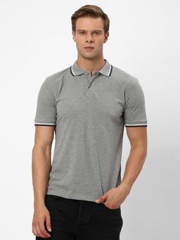 R&B - Mens Heathered Regular Polo T-Shirt