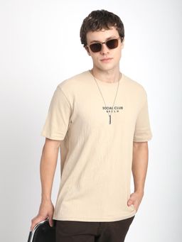 R&B - Mens Textured Regular T-Shirt
