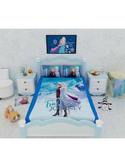 Athom Living - Disney Frozen Together Forever Kids Double Bedsheet With 2 Pillow Cover
