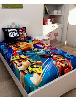 Athom Living - Paw Patrol Digital Printed Cotton Kids Single Bedsheet With Pillow Cover