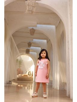 Fayon Kids - Baby Pink Neoprene Dress