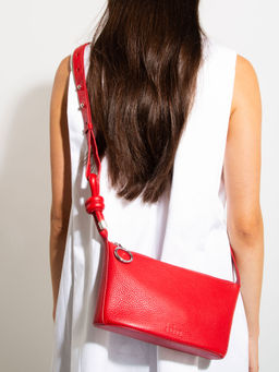 Behno New York - Janae Crossbody Pebble Red