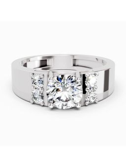 Sparkles - Lab Grown 1.42 Carat Round Shape Diamond Ring |14K White Gold