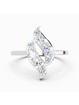 Sparkles - Lab Grown 0.6 Carat Round Shape Diamond Ring |14K White Gold