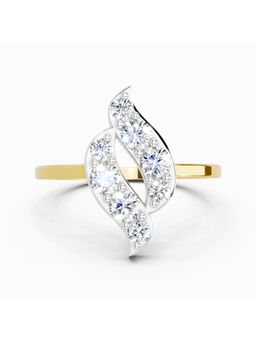 Sparkles - Lab Grown 0.6 Carat Round Shape Diamond Ring |14K Yellow Gold