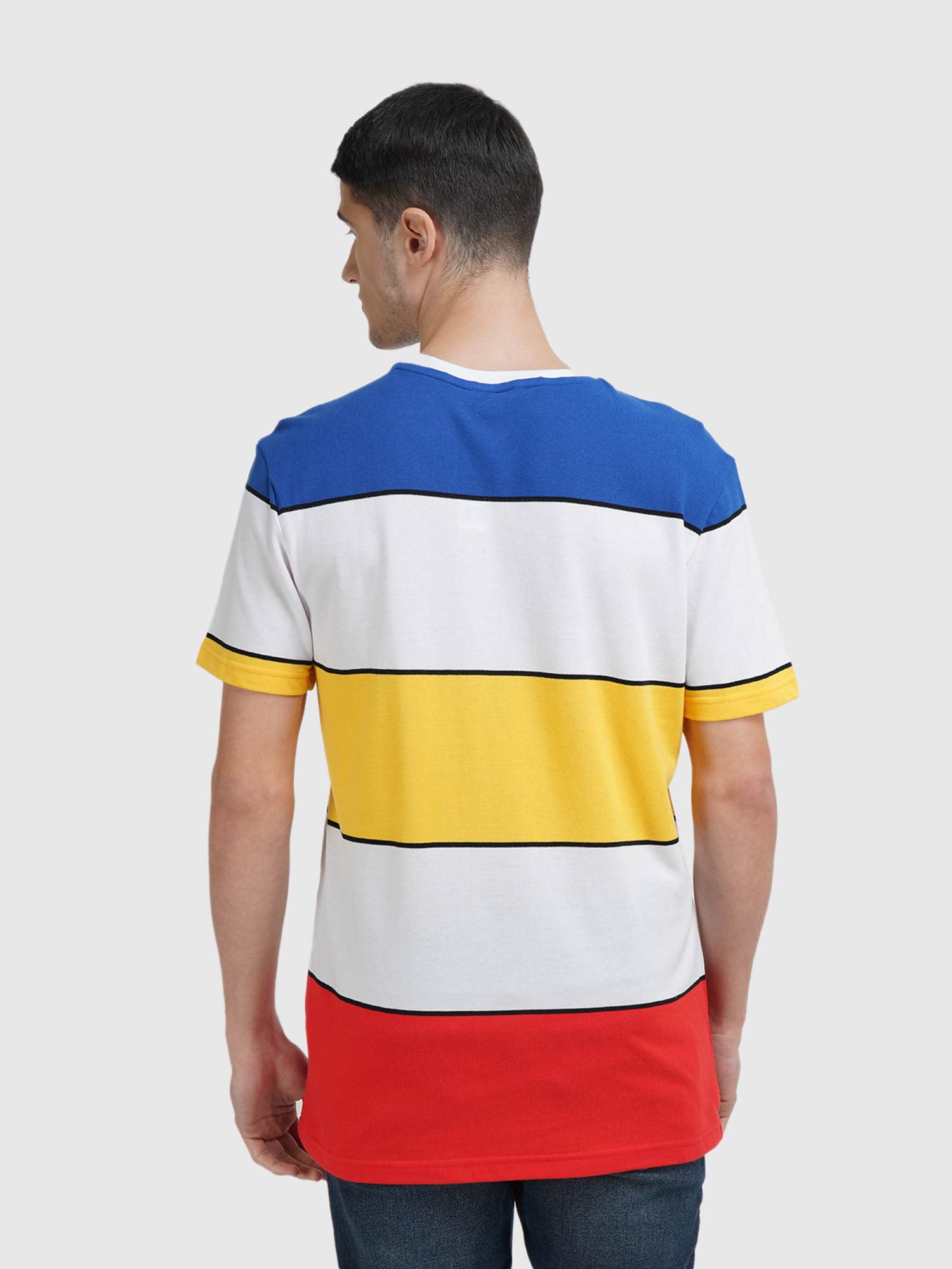 Benetton Colourblocked T-shirt Online 