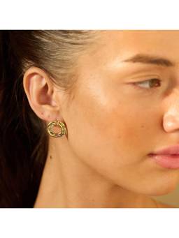 Nishani - 925 Silver Ombre Studs Earrings for Women