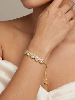 Joker and Witch - Joker & Witch Elara Gold Bling Adjustable Bracelet