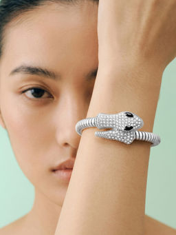 Joker and Witch - Joker & Witch Aria Wild Silver Snake Adjustable Bracelet
