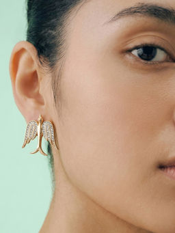 Joker and Witch - Joker & Witch Elspeth Halo Wings Drop Earrings