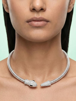 Joker and Witch - Joker & Witch Hisse Silver Snake Adjustable Necklace