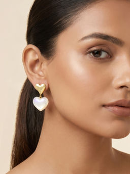 Joker and Witch - Joker & Witch Lovi Pop Gold Molten Pearl Drop Earrings
