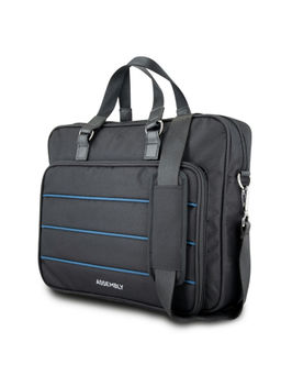 Assembly - Office Laptop Bag for Men & Women|USB Charging Port|15.6 Inches|Black