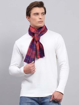 Monte Carlo - Men Acrylic Checks Multi-Color Muffler