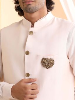 Cosa Nostraa - Celestial Twin Lions Brooch