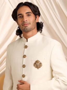 Cosa Nostraa - Regal Elephant Canopy Brooch