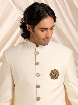 Cosa Nostraa - Verdant Crystal Radiance Brooch