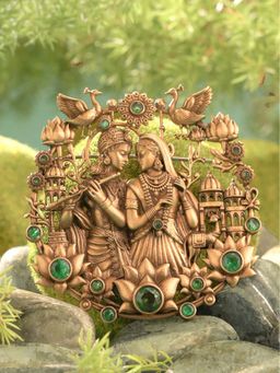 Cosa Nostraa - Divine Love Krishna Radha Brooch