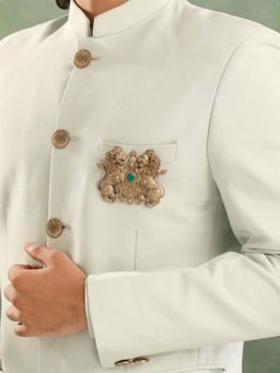 Cosa Nostraa - Twin Lion Emblem Brooch